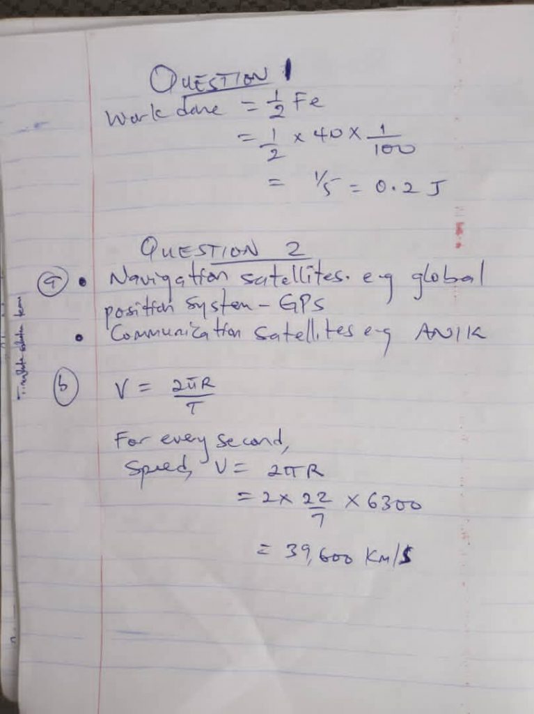 2023/2024 WAEC Physics Obj/Objectives Essay Real Questions And Answers